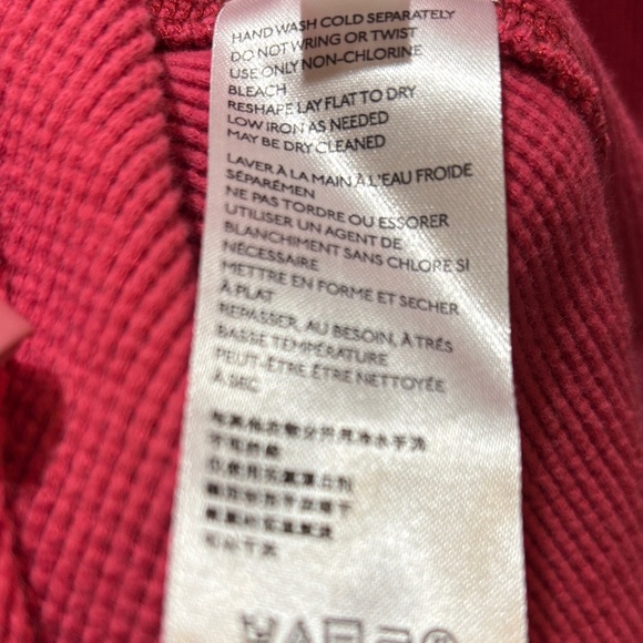 Free People We The Free Amelia Coral Long Sleeve Top High Low 100% cotton size M - Picture 8 of 11